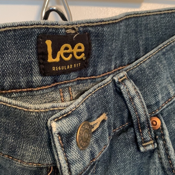 Men’s Lee Regular Fit Straight Leg Jeans - Picture 3 of 4